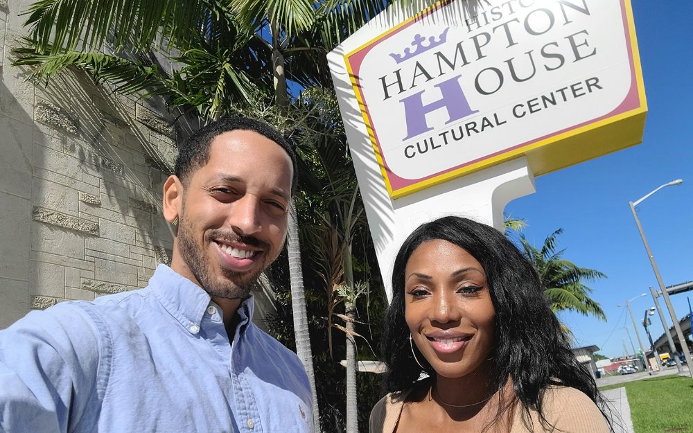 Couple at Historic Hampton House