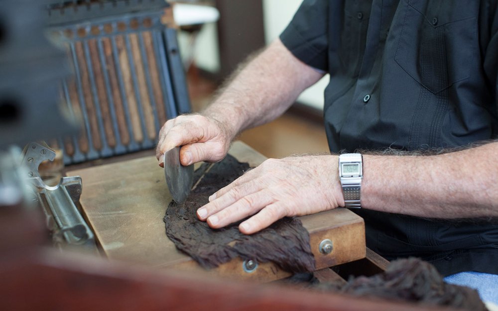 Hand rolled cigars at El Credito in Little Havana