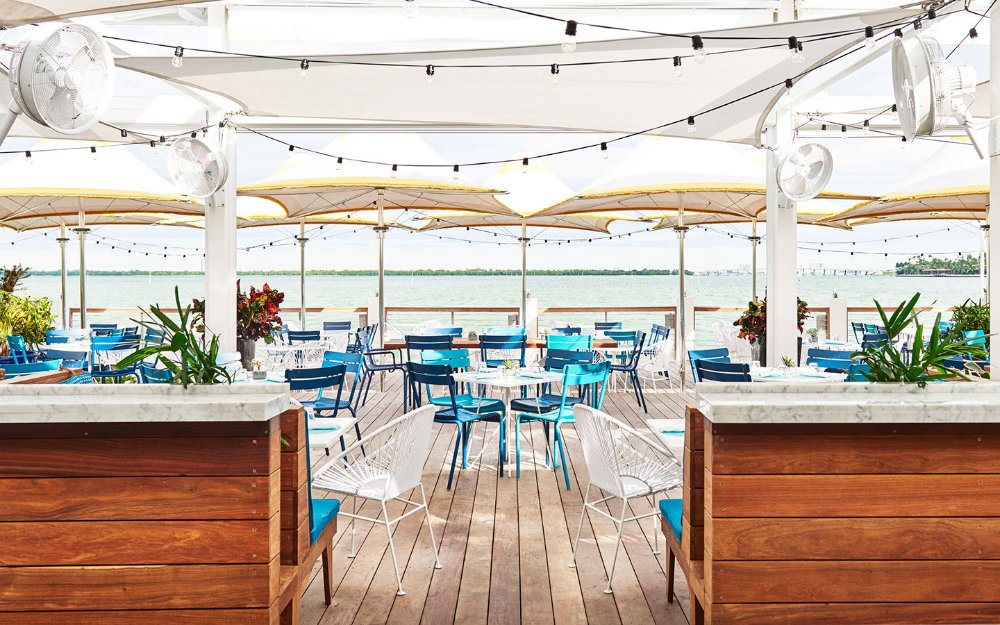 Water view from Lido Restaurant and Bayside Grill's outside dining area