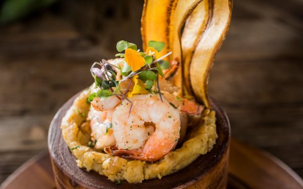 Shrimp Mofongo 