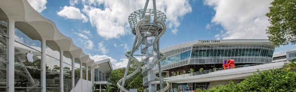 Aventura Mall and slide tower