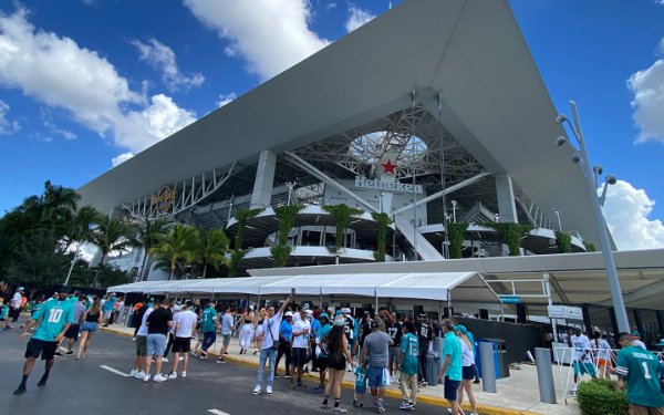 Hard Rock Stadium entrance