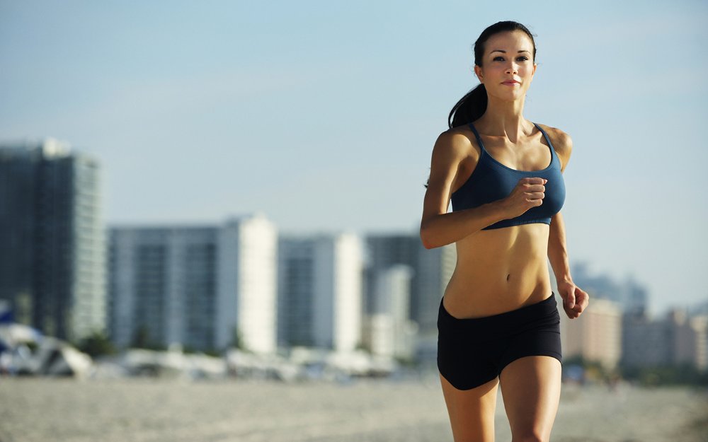 Runner on South Beach