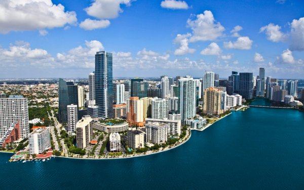 View of Brickell City Centre's multilevel interior 