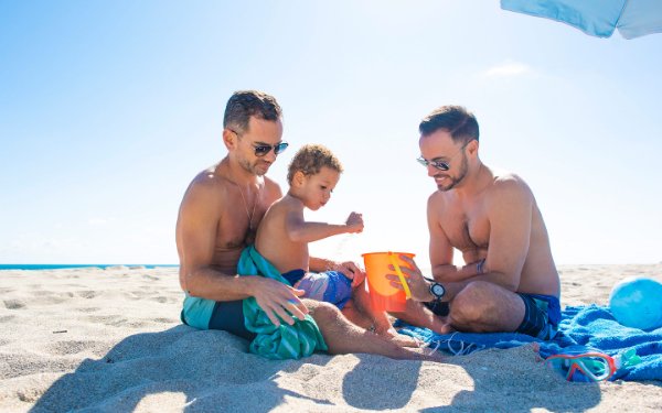 LGBTQ+ Family at Haulover Beach