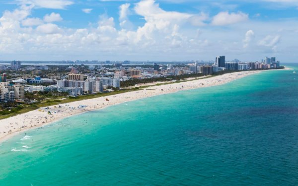 Aerial of South Beach