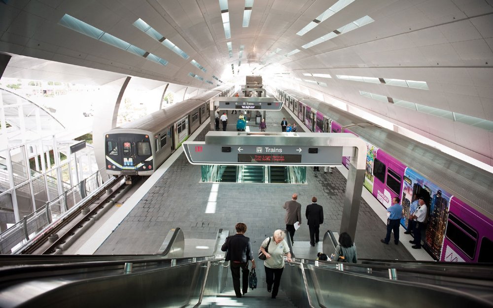 Miami Metrorail station at Miami International Airport